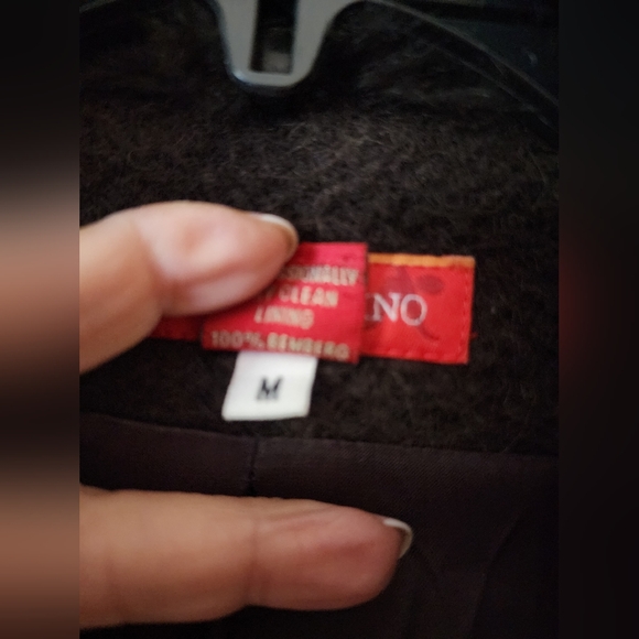 Itala Testino Alpaca wool and rabbit four  3/4 jacket coat size M.Made in Peru. - Picture 6 of 10